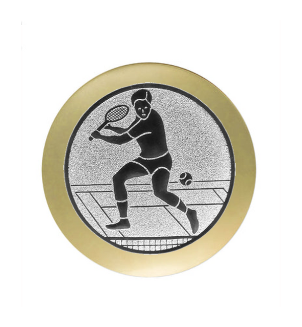 Glas Pokal 8805 blau Schild & Emblem - Silber Blau / 20 cm