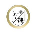 Ehrentafel G55 - Blau / Gold / 225x175 mm