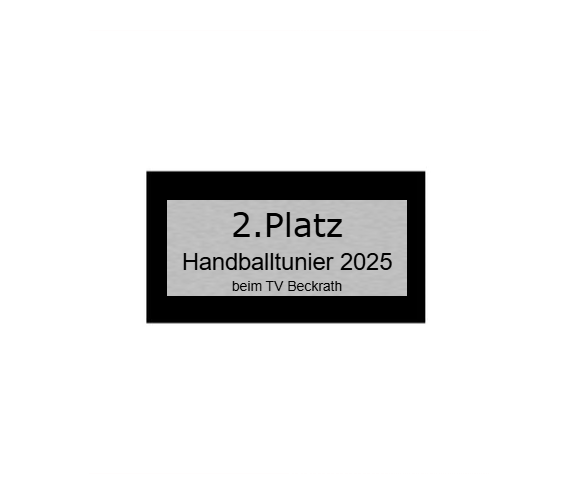 Pokalserie X151 Handball - 27.5 cm / Silber Gold