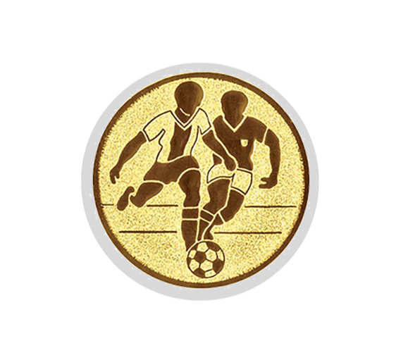 Glas Pokal 137-1 Schild & Emblem - Gold / 19 cm