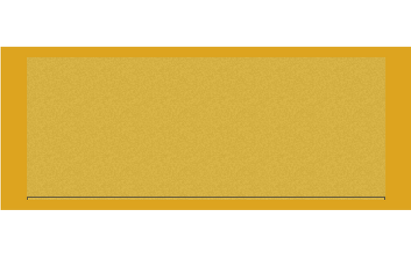 Gravurschild Gold selbstklebend - Gold / 50 x 20 mm