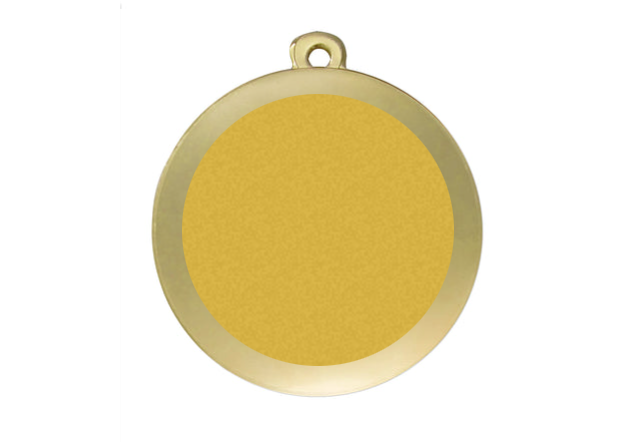 Medaille Bowling MC61G Ø 50mm - Gold/Bunt / 50 mm