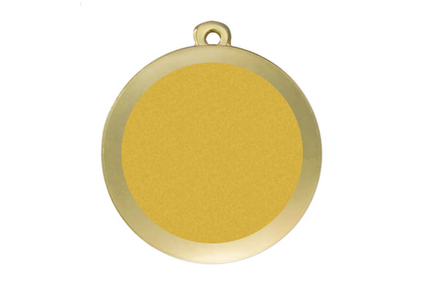 Medaille Bowling MC61G Ø 50mm - Gold/Bunt / 50 mm