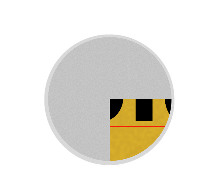 Kristall-Diamanten - 8 cm / Auswahl Gold