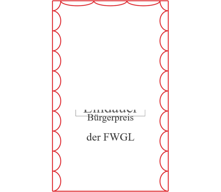 Wellenschliffpokal 6663 inkl. Lasergravur - Transparent / 20 cm / Laser-Gravur