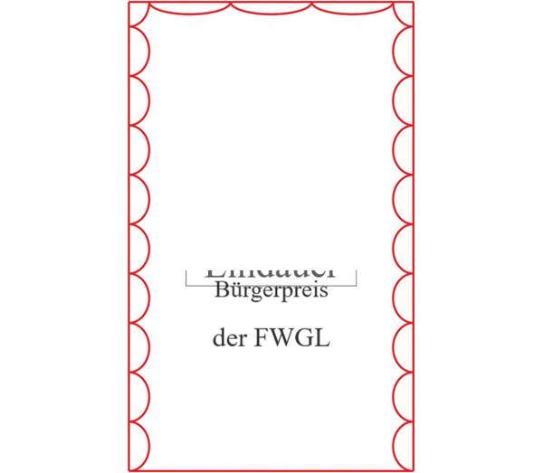Wellenschliffpokal 6663 inkl. Lasergravur - Transparent / 20 cm / Laser-Gravur