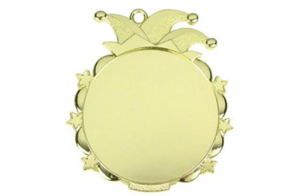 Karnevals Medaille D53 - Gold / 65x70mm
