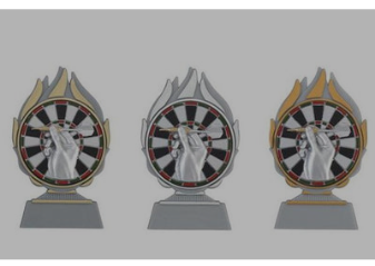 Pokal Dart Q120_FG011 SM - 13.5 cm / Auswahl Silber