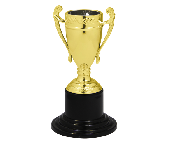 Mini Pokal DC001 SM - 10 cm / Gold
