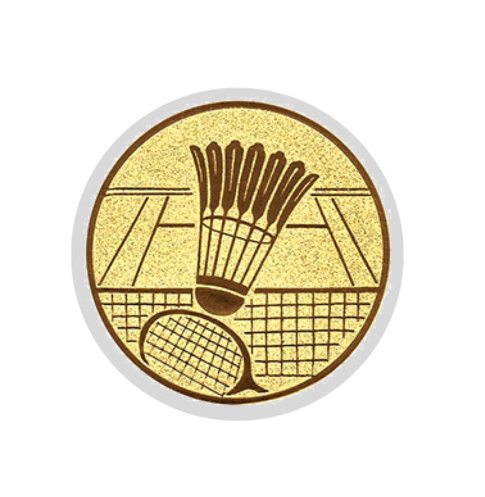 Glas Ständer W19x Schild & Emblem - 21.5 cm / Auswahl Weiß