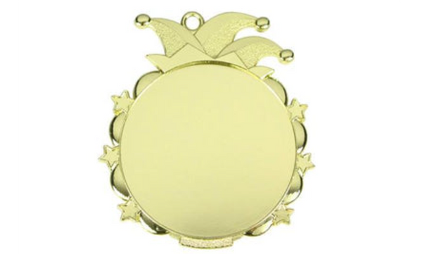 Karnevals Medaille D53 - Gold / 65x70mm
