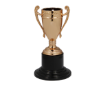 Mini Pokal DC001 SM - 10 cm / Bronze