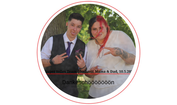 Glasmedaille 84262.99 Ø 70 mm - Klar / 70 mm / Farbdruck