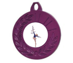 Farbmedaille Ø 50 mm - Lila / 50 mm