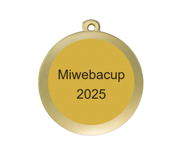 Medaille Fußball D112A Ø 50mm - Gold / 50 mm