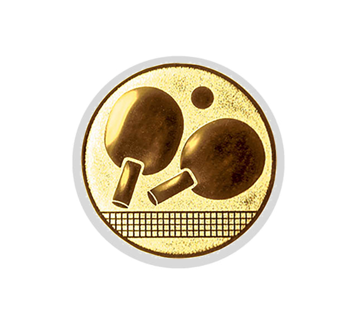 Glas Pokal 8805 blau Schild & Emblem - Silber Blau / 20 cm