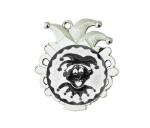 Karnevals Medaille D54-S - Silber / 50x56x2mm