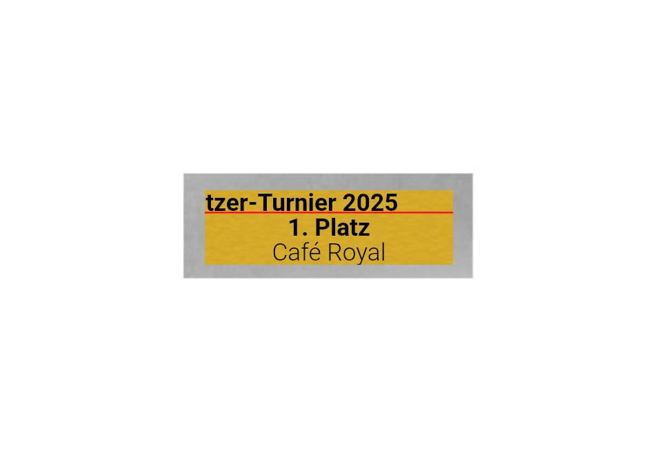 Dart Pokal FG4121 - 19.5 cm / Silber Mehrfarbig