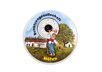 Glastrophäe 136-4 Schild & Emblem - 22 cm / Blau