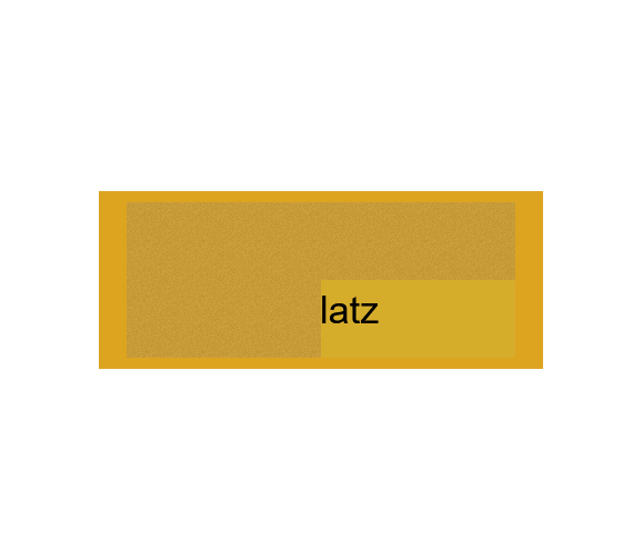 Gravurschild Gold selbstklebend - Gold / 50 x 20 mm