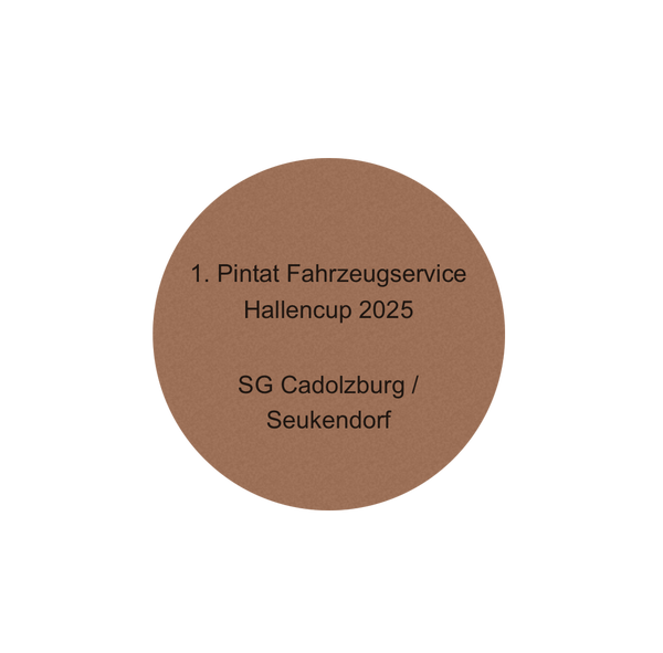 Medaille Fußball D112A Ø 50mm - Bronze / 50 mm