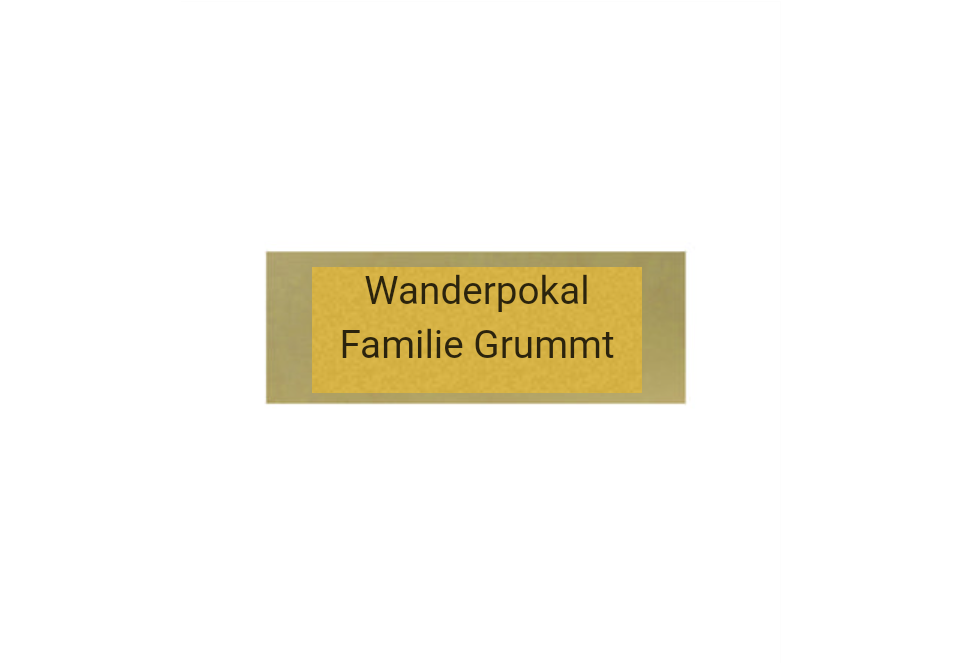 Glas Pokal Dart FG011 - 19 cm / Transparent Schwarz