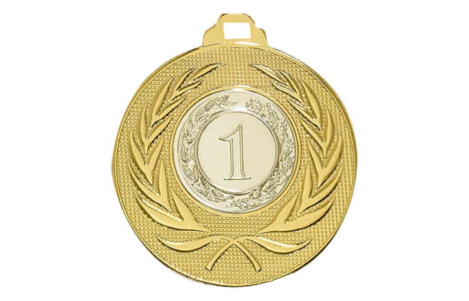 Medaille 098L Ø 50 mm - Gold / 50 mm