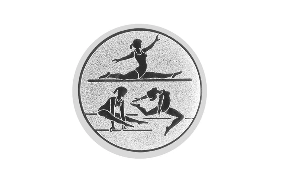 Glas Ständer W19x Schild & Emblem - 19.5 cm / Auswahl Weiß