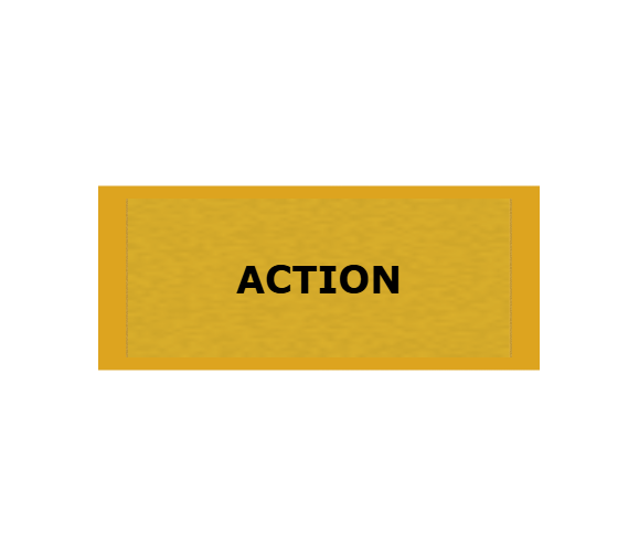 Gravurschild Gold selbstklebend - Gold / 60 x 25 mm