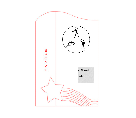 Glas Pokal 137-1 Lasergravur - Bronze / 19 cm / Laser-Gravur