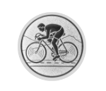 Glas Ständer W19x Schild & Emblem - 21.5 cm / Auswahl Rot