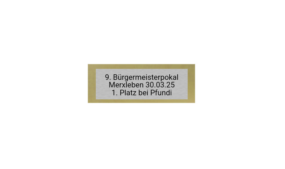 Holz Pokal Spielkarten FG060 - 21 cm / Schwarz Braun