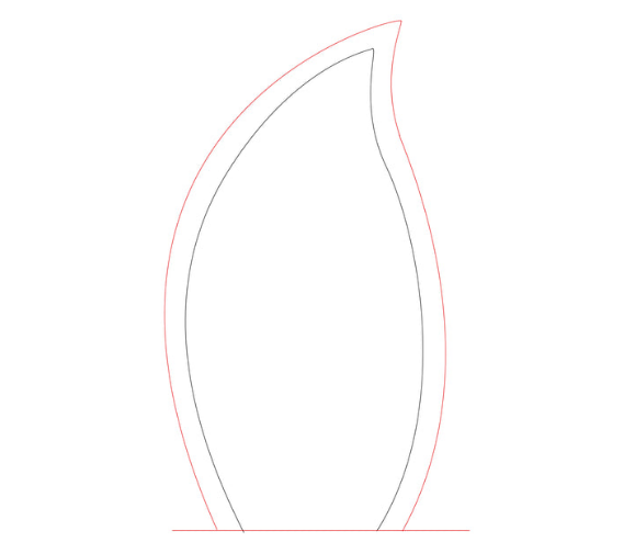 Flame Award 7467 - Laser-Gravur / Klar / 22 cm