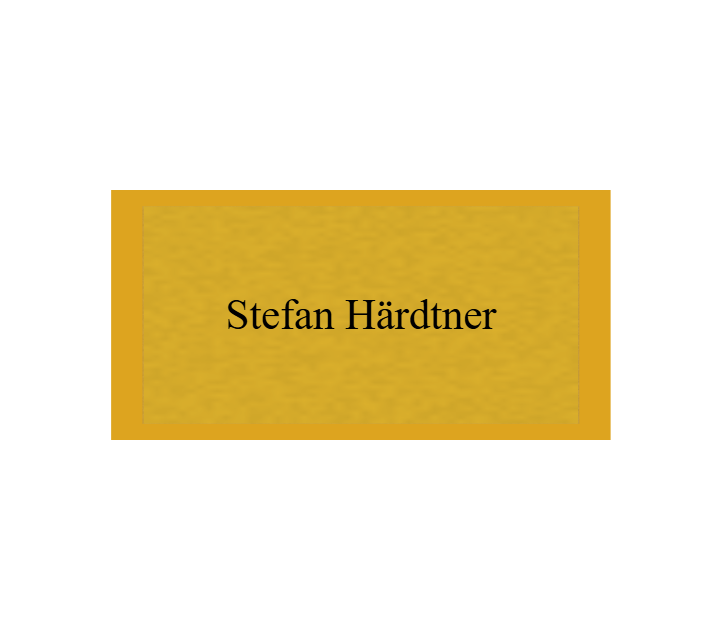 Gravurschild Gold selbstklebend - Gold / 50 x 25 mm