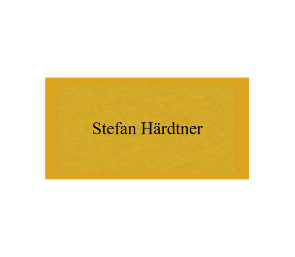 Gravurschild Gold selbstklebend - Gold / 50 x 25 mm