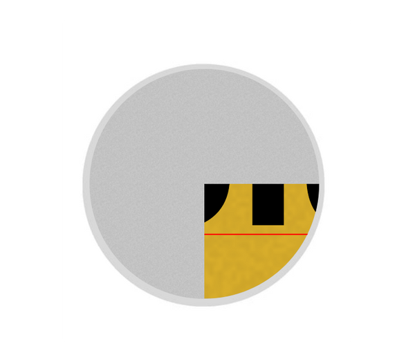 Kristall-Diamanten - 8 cm / Auswahl Gold