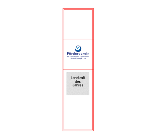 Cubix Indigo 79053 - Transparent / blau / 6cm x 6cm x 24cm / Laser-Gravur