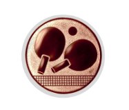 Glas Ständer W19x Schild & Emblem - 19.5 cm / Auswahl Rot