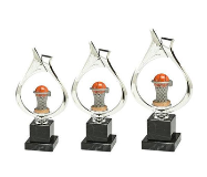 Pokalserie X161 Basketball - Silber Mehrfarbig / 29.5 cm