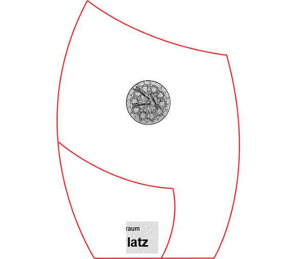 Glas Pokal Blau 8808-L - Transparent Blau / 18.5 cm / Laser-Gravur