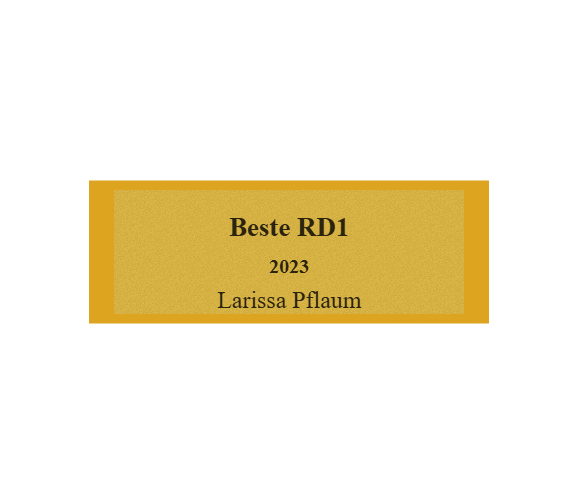 Gravurschild Gold selbstklebend - Gold / 70 x 25 mm