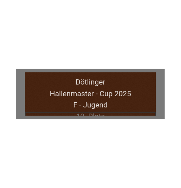 Fußball Pokal 0951 - 28 cm / Gold/Blau