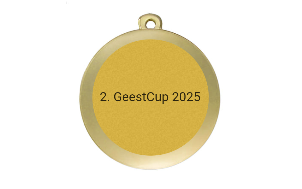 Medaille Fußball BS.ME75 50 mm - Gold / 50 mm