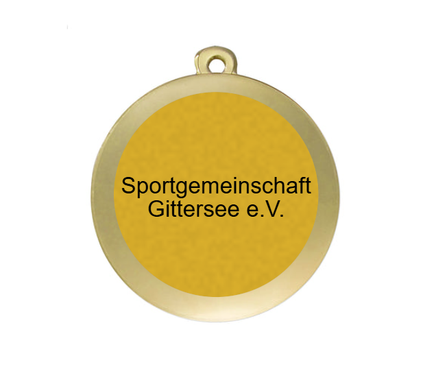 Frauen Fußball NZ18D  Ø 50 mm - Gold / 50 mm
