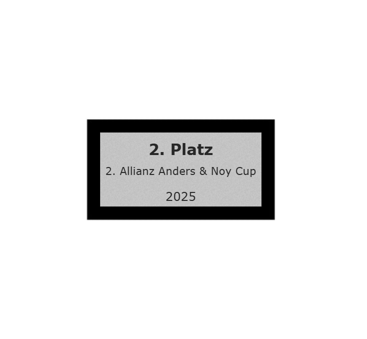 Fußball Pokal 85-3 - Silber Gold / 43 cm