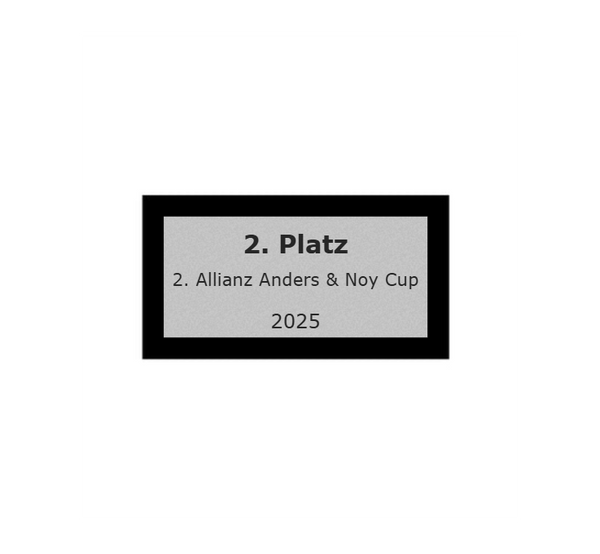 Fußball Pokal 85-3 - Silber Gold / 43 cm