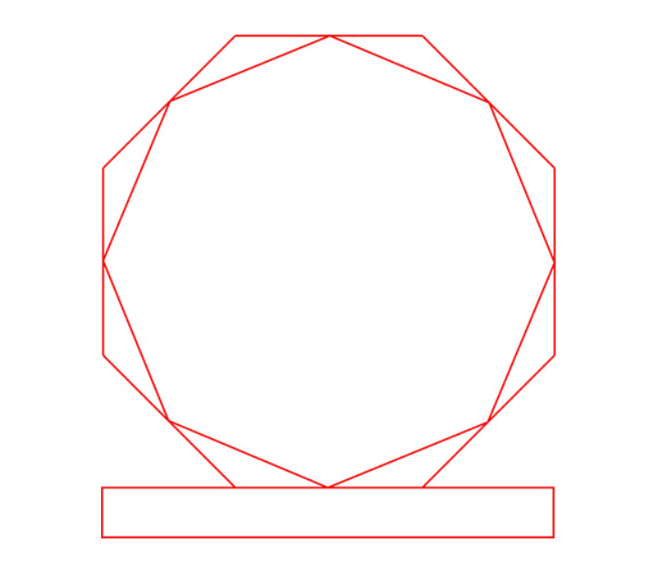 Glas Pokal 6508-L - 17.5 cm / Transparent / Laser-Gravur
