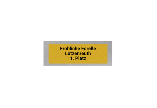 Angelpokal PCM1462.1 - 18.5 cm / Silber Gold