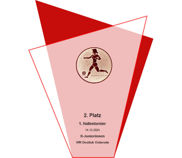 Glas Pokal Blau GL.051-L oder Rot GL.052-L - Rot / 19.5 cm / Laser-Gravur