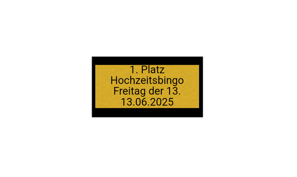 Pokal Herzen ML-HEA - 21 cm / Gold